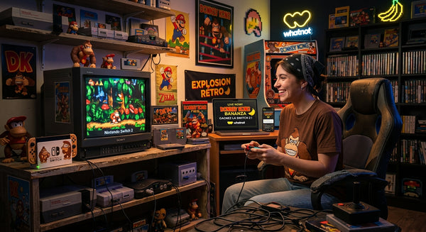 Explosion Rétro : Revivez la Folie Donkey Kong Bananza sur Switch 2 Offert lors de Notre Live Whatnot ! Retro Cash