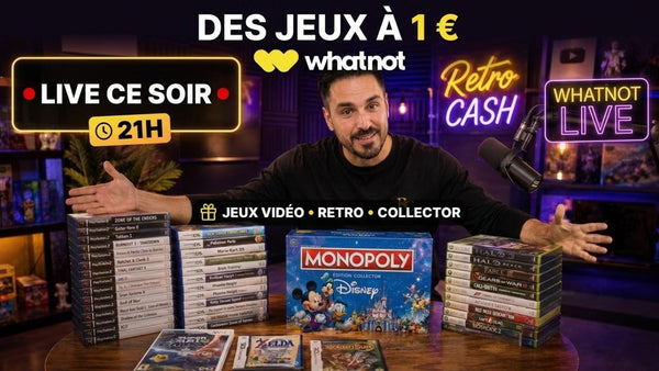 Retro Cash : Le Jackpot Rétrogaming de 2026 – Des Pépites à Partir de 1€ et un Monopoly Disney Collector ! Retro Cash