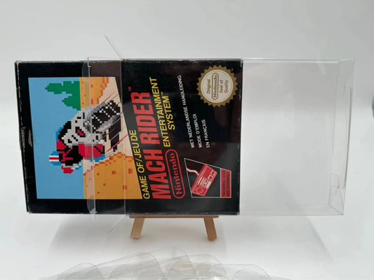 10X Boitier de protection plastique pour jeux Nintendo Nes ( Crystal Box ) Retro CASH