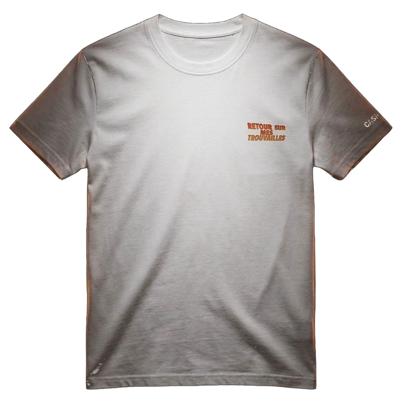 T-Shirt Chineur Validé par Retro Cash - Blanc