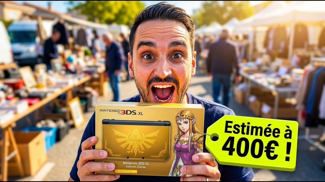 Le Coup du Siècle en Vide-Grenier : La 3DS Zelda à 400€ Qui Affole la Toile ! Retro Cash