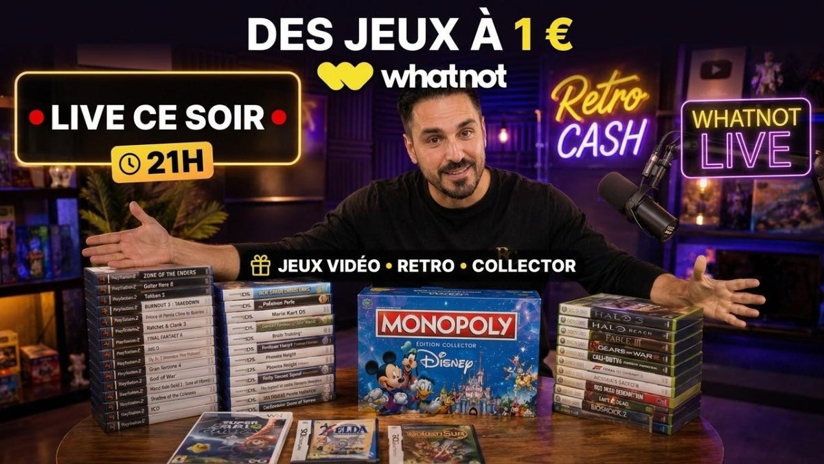 Retro Cash : Le Jackpot Rétrogaming de 2026 – Des Pépites à Partir de 1€ et un Monopoly Disney Collector ! Retro Cash