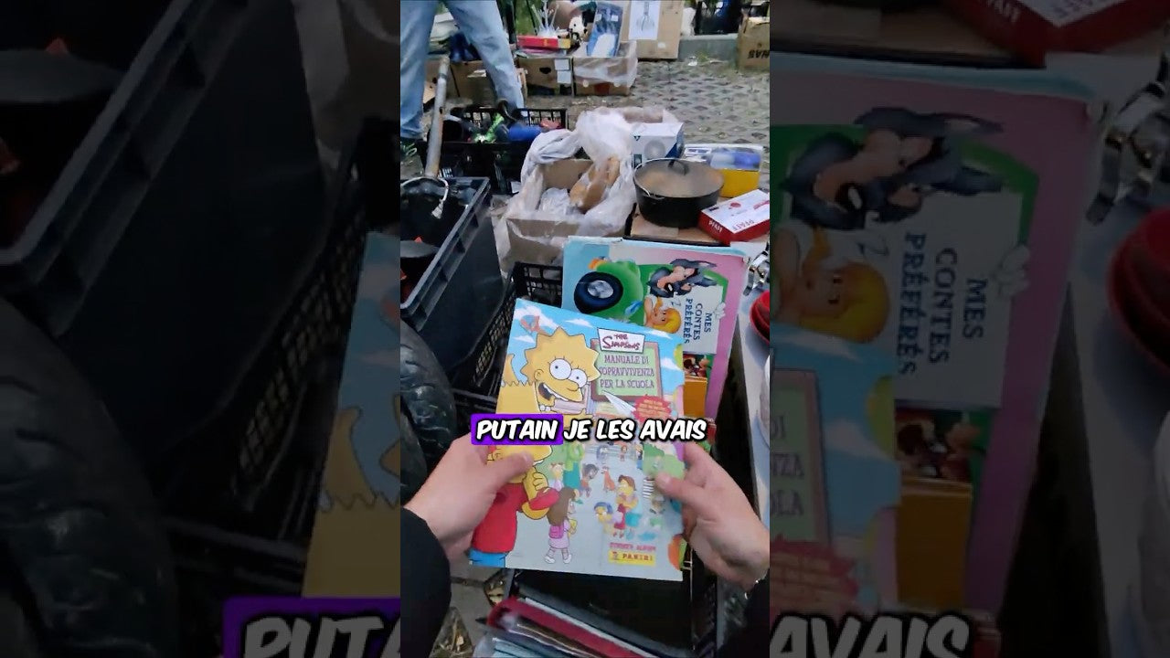Vide-Greniers 2026 : Le Trésor Insoupçonné des Albums Panini 90's Révélé par Retro Cash ! Retro Cash