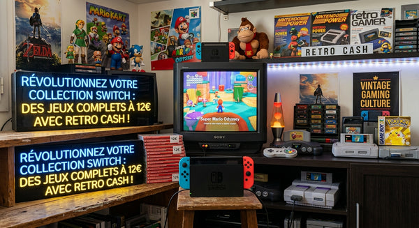 Révolutionnez Votre Collection Switch : Des Jeux Complets à 12€ avec Retro Cash ! Retro Cash