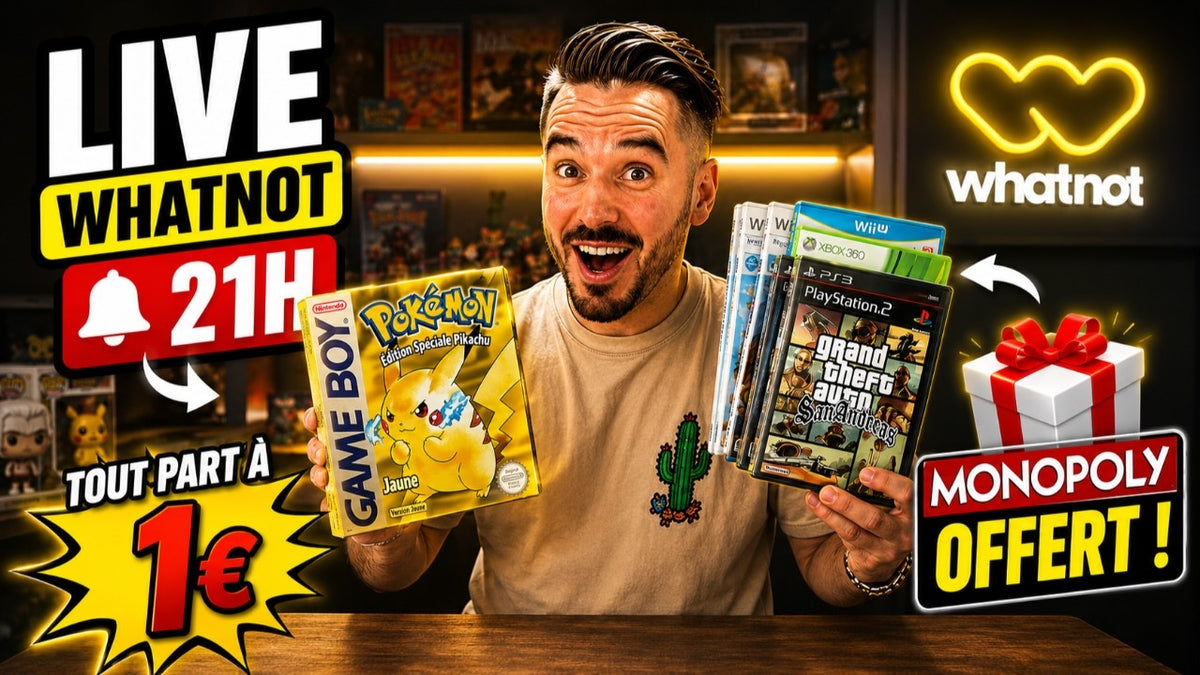 Revivez le Frisson : Notre Live Whatnot à 1€ et le Monopoly Offert qui a enflammé la Toile ! Retro Cash