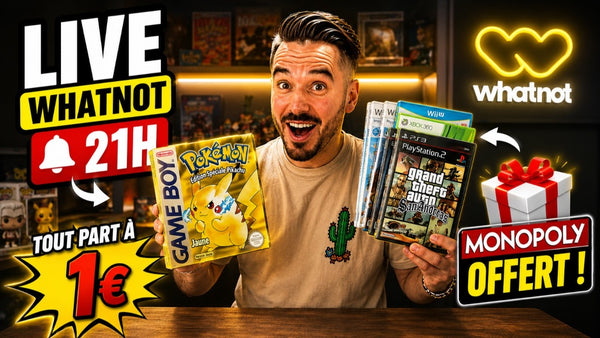 Revivez le Frisson : Notre Live Whatnot à 1€ et le Monopoly Offert qui a enflammé la Toile ! Retro Cash