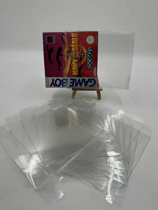 10X Boitier de protection plastique pour jeux Super Famicom ( Crystal Box ) SNES Sfc Nintendo (Copie) Retro CASH