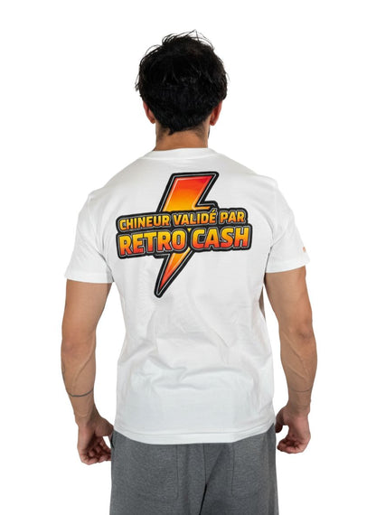 T-Shirt Customisé "CHINEUR VALIDÉ PAR RETRO CASH" - Édition Limitée (20 exemplaires) Retro CASH