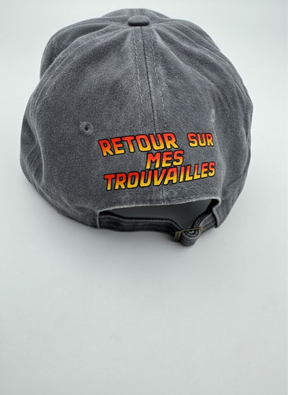 Casquette Dad Hat Vintage "RETRO CASH" - 100% Coton - Customisation Artisanale Retro Cash