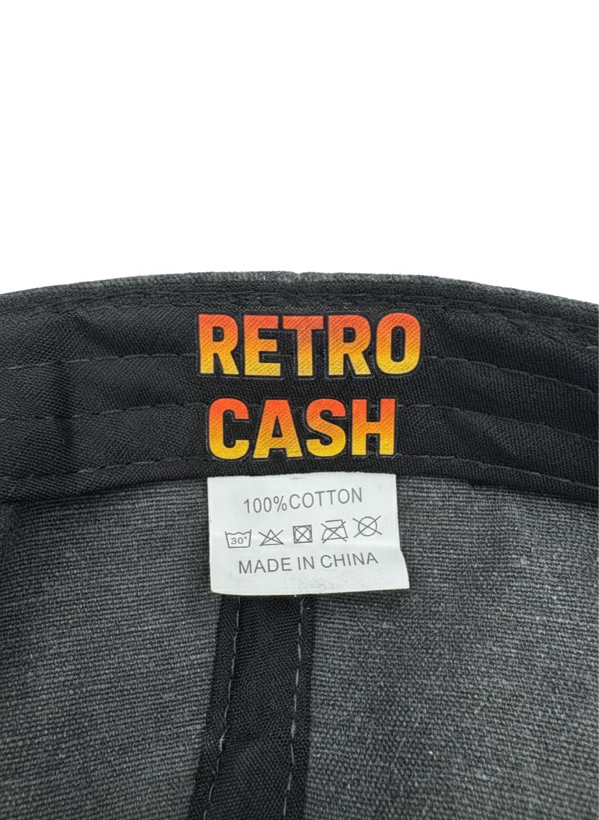 Casquette Dad Hat Vintage "RETRO CASH" - 100% Coton - Customisation Artisanale Retro Cash