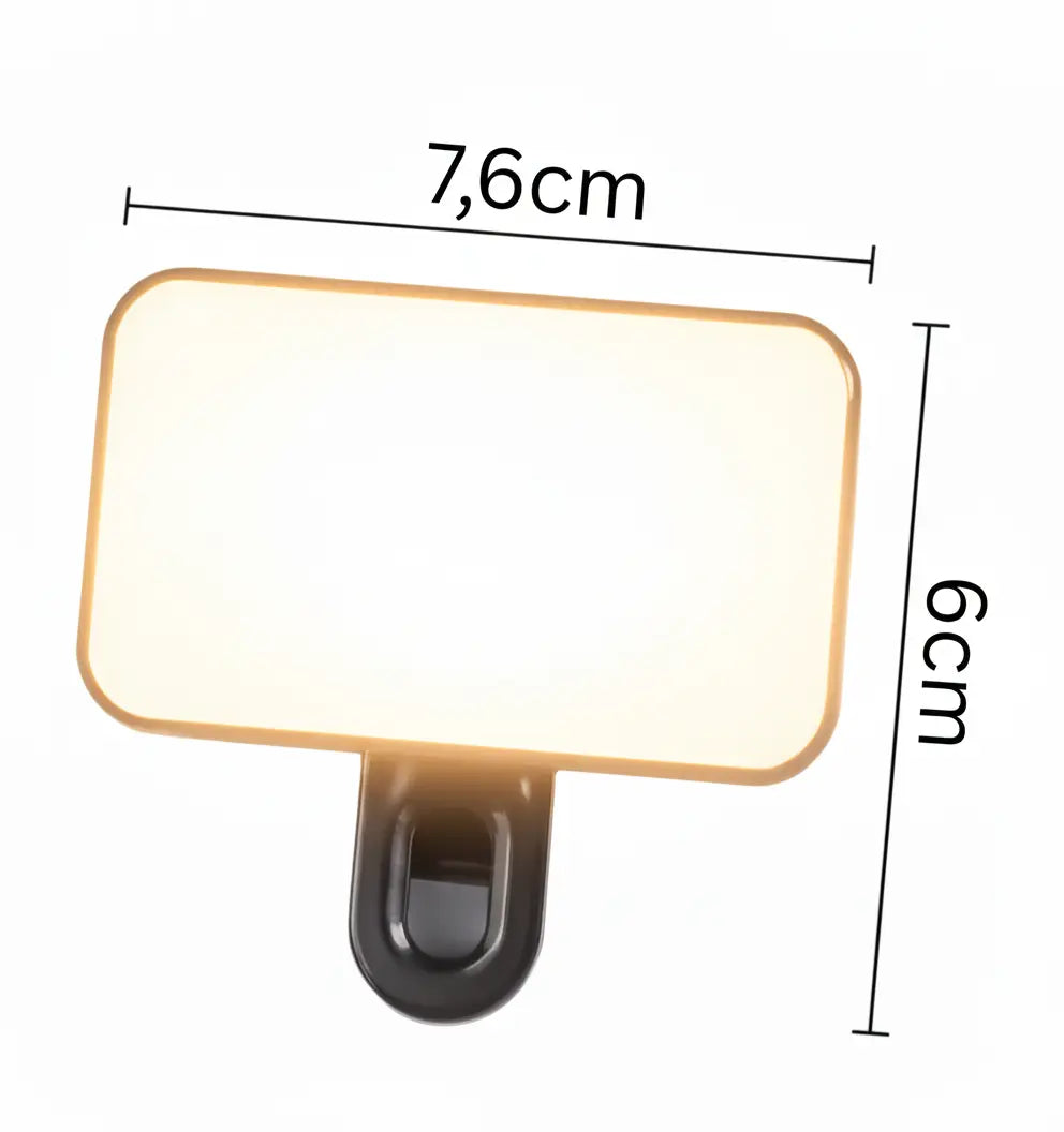 Lampe de vlogging  LED pour iPhone Mini LED  Rechargeable Retro Cash
