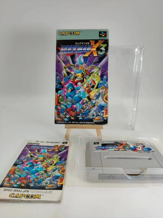 Rockman X3 Super Famicom Megaman Capcom 1995 Japan Boxed sfc shvc-AR3J-jpn - Retro Cash