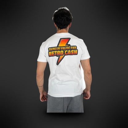 T-Shirt Customisé "CHINEUR VALIDÉ PAR RETRO CASH" - Édition Limitée (20 exemplaires) Retro CASH