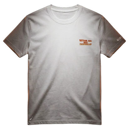 T-Shirt Chineur Validé par Retro Cash - Blanc